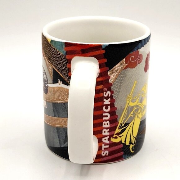 STARBUCKS SEOUL KOREA 2014 Rare Colorful Coffee ESPRESSO Cup DEMI Mug 3oz NWT - Picture 4 of 8